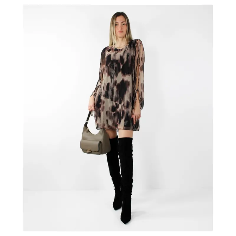 ABITO CORTO FANTASIA ANIMALIER HOZONE- Vestiti E Tute