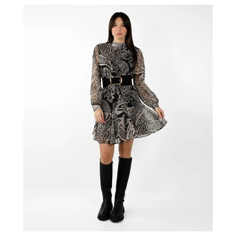 ABITO CORTO FANTASIA JACQUARD HOZONE- Vestiti E Tute