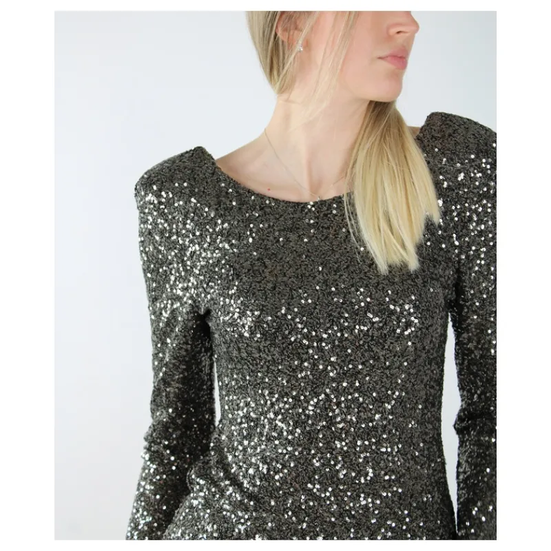 ABITO CORTO PAILLETTES HOZONE- Vestiti E Tute