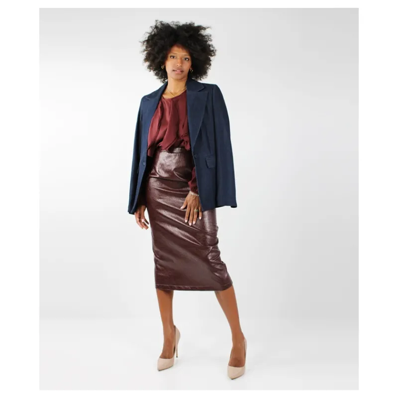 BLAZER IN DENIM HOZONE- Capi Spalla