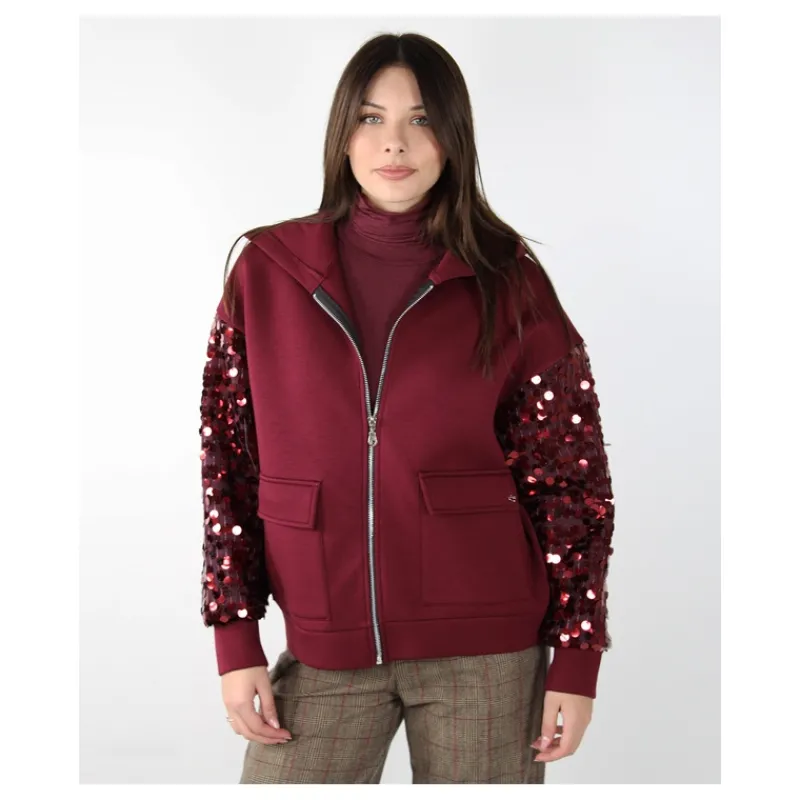 BOMBER CON PAILLETTES HOZONE- Capi Spalla | Felpe