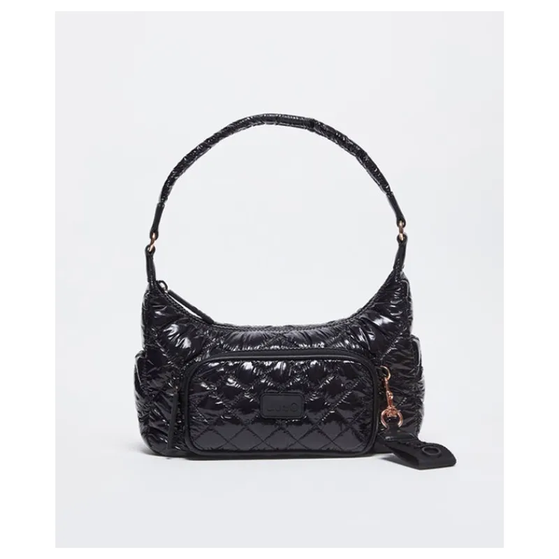 BORSA A SPALLA IN NYLON TRAPUNTATO LIU°JO- Accessori