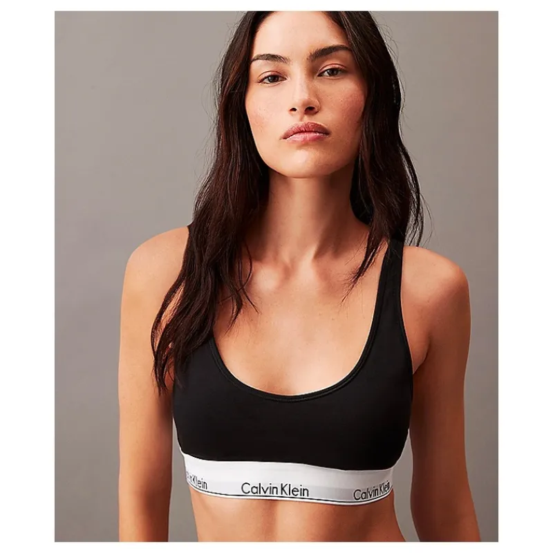 BRASSIÈRE MODERN COTTON SPALLINE REGOLABILI CALVIN KLEIN- Accessori