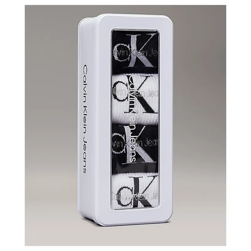 CALZINI CON LOGO IN CONFEZIONE REGALO DA 4 CALVIN KLEIN- Accessori