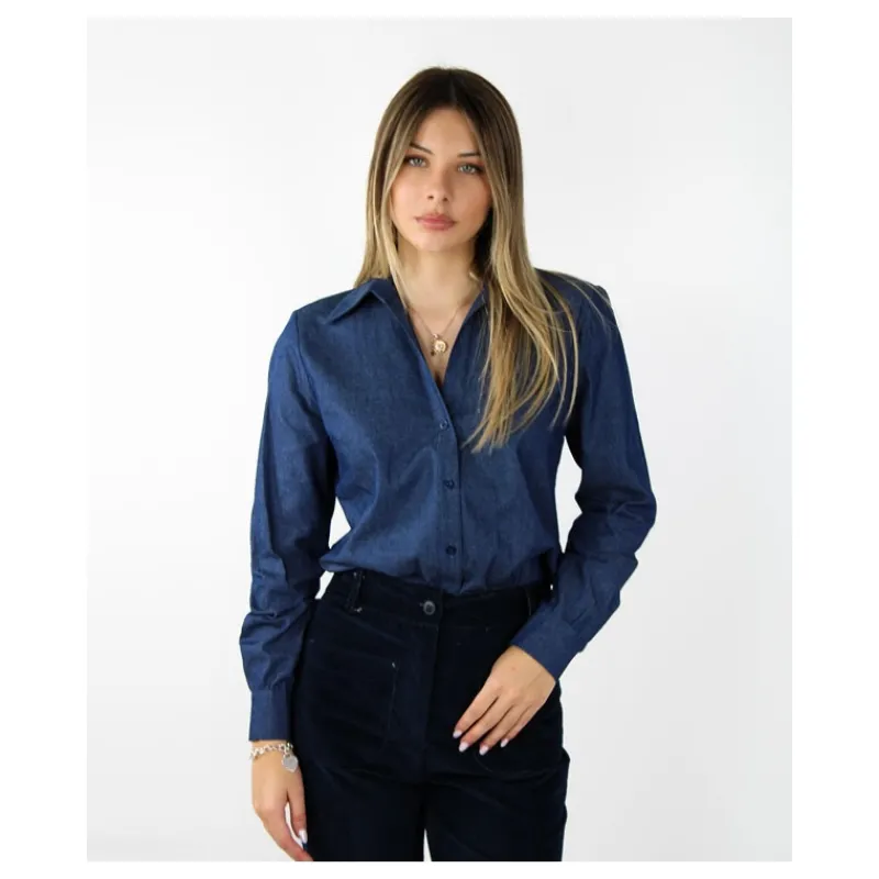 CAMICIA CHAMBRAY HOZONE- Camicie E Bluse