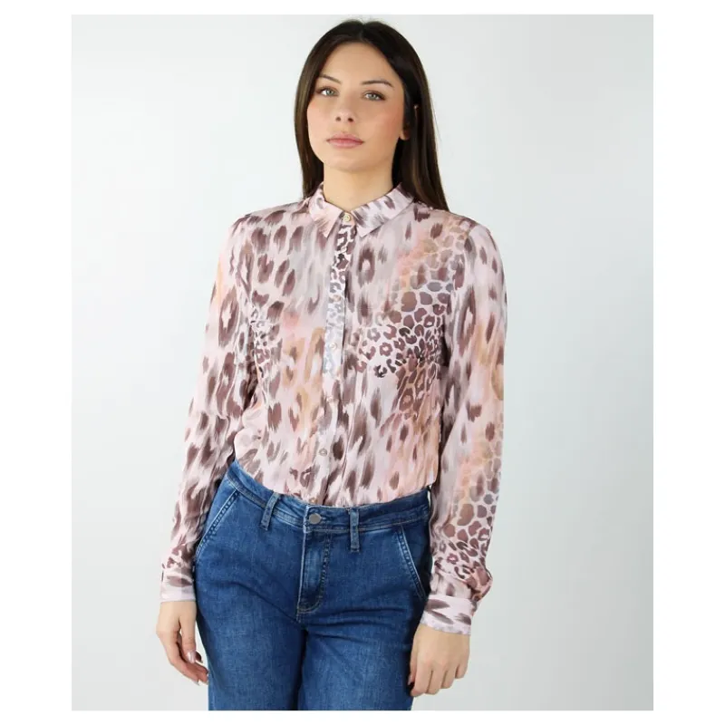 CAMICIA CON STAMPA ZEBRATA GUESS- Camicie E Bluse