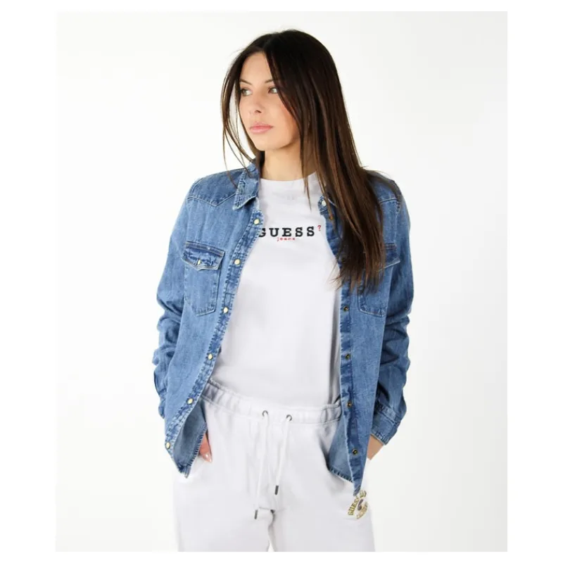 CAMICIA IN DENIM GUESS- Camicie E Bluse