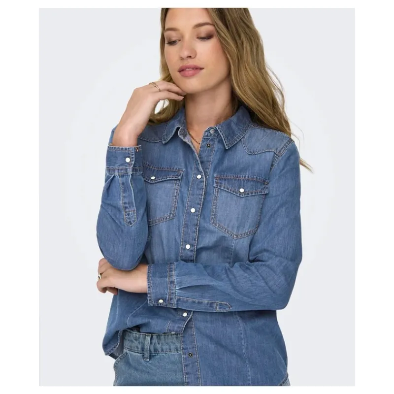 camicia_in_jeans_con_tasc_2-1.webp CAMICIA IN JEANS CON TASCHE ONLY- Camicie E Bluse