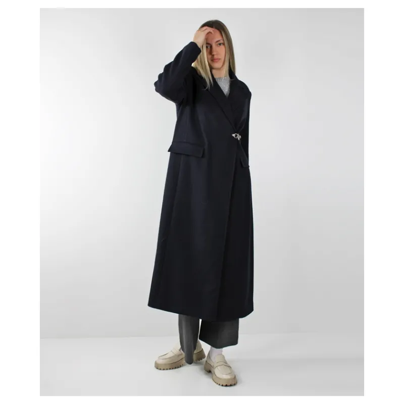 CAPPOTTO LUNGO CON GANCIO HOZONE- Capi Spalla