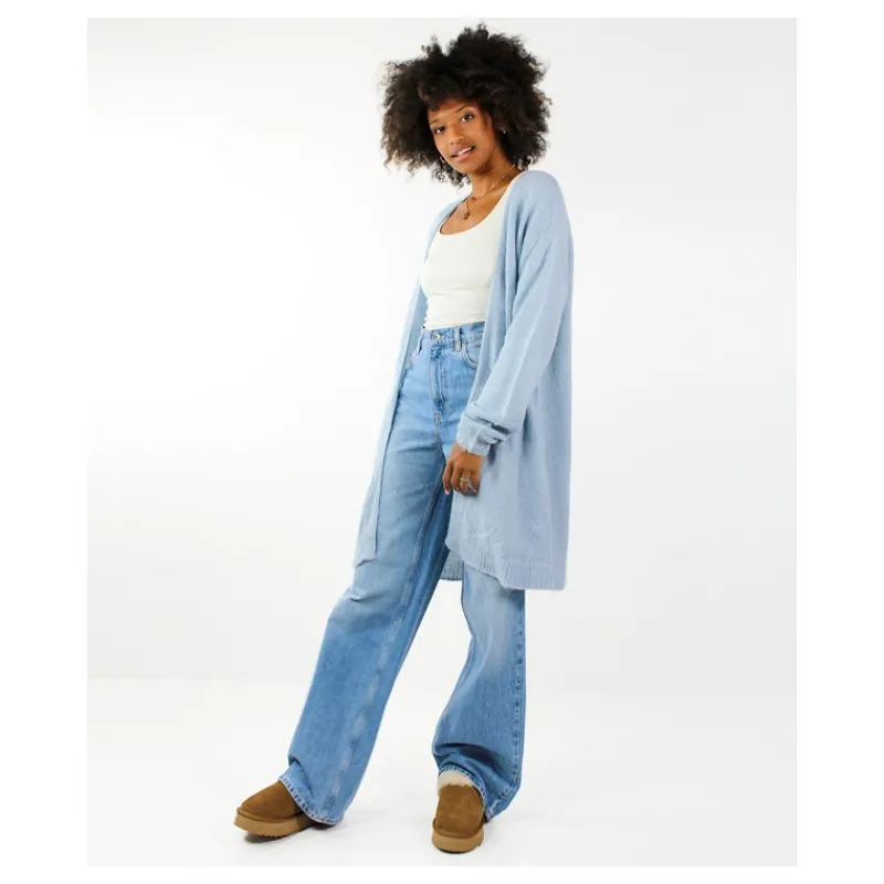 CARDIGAN APERTO IN MOHAIR HOZONE- Maglieria
