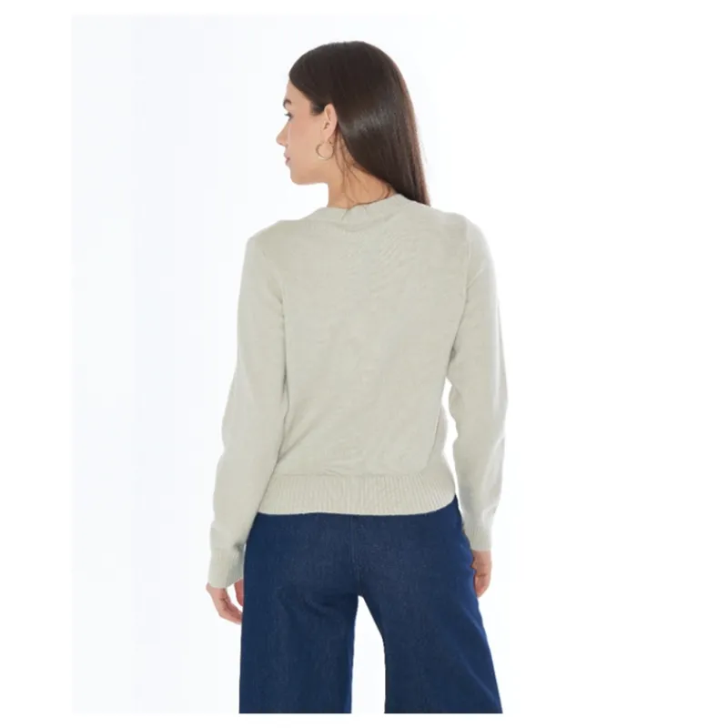 CARDIGAN CON PERLE YES°ZEE- Maglieria