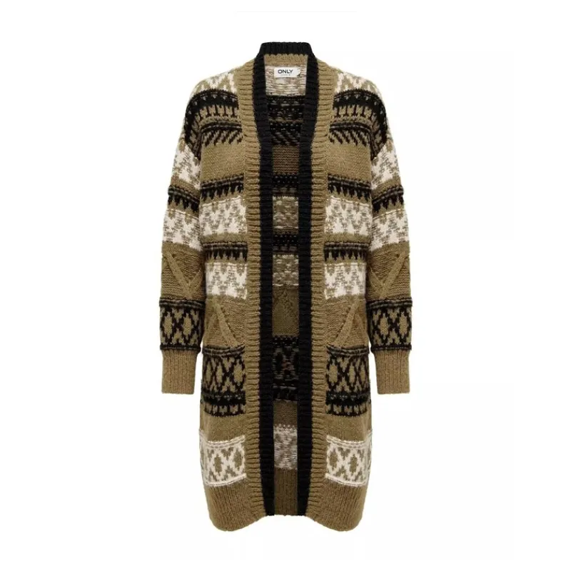 CARDIGAN LAVORATO A MAGLIA ONLY- Maglieria