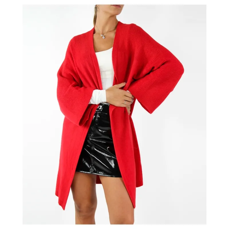 CARDIGAN MANICA 3/4 HOZONE- Maglieria