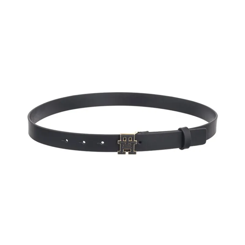 CINTURA IN PELLE CON LOGO TOMMY HILFIGER- Accessori