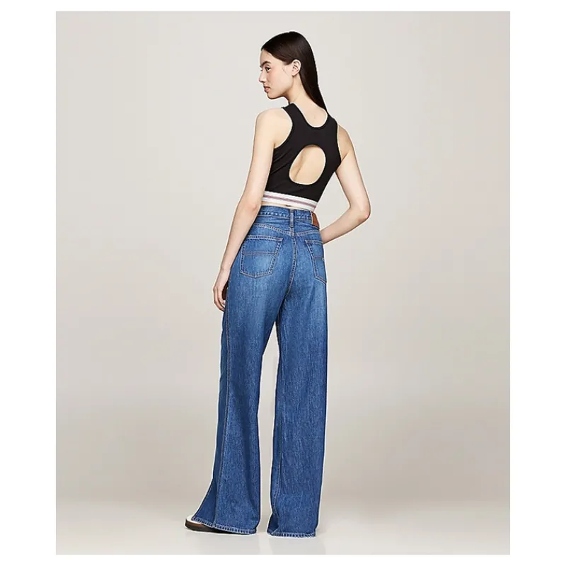 CROP TOP CON DETTAGLIO CUT OUT SUL RETRO TOMMY JEANS- T-shirt & Top
