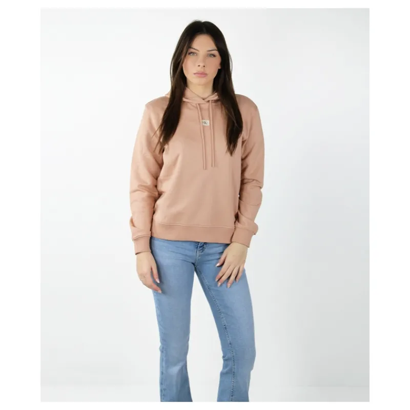 FELPA CON CAPPUCCIO CALVIN KLEIN JEANS- Felpe