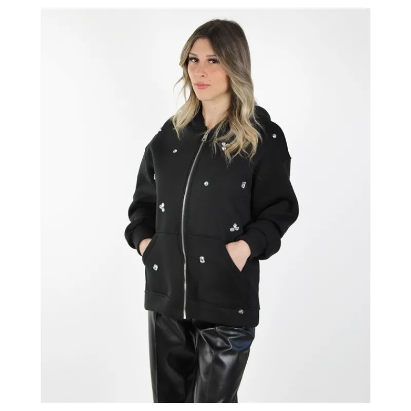 FELPA CON STRASS HOZONE- Felpe