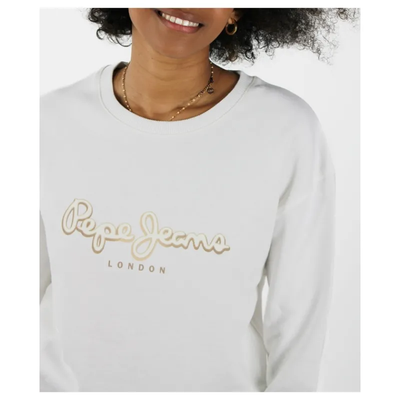 FELPA GIROCOLLO CON LOGO DAVANTI PEPE JEANS- Felpe