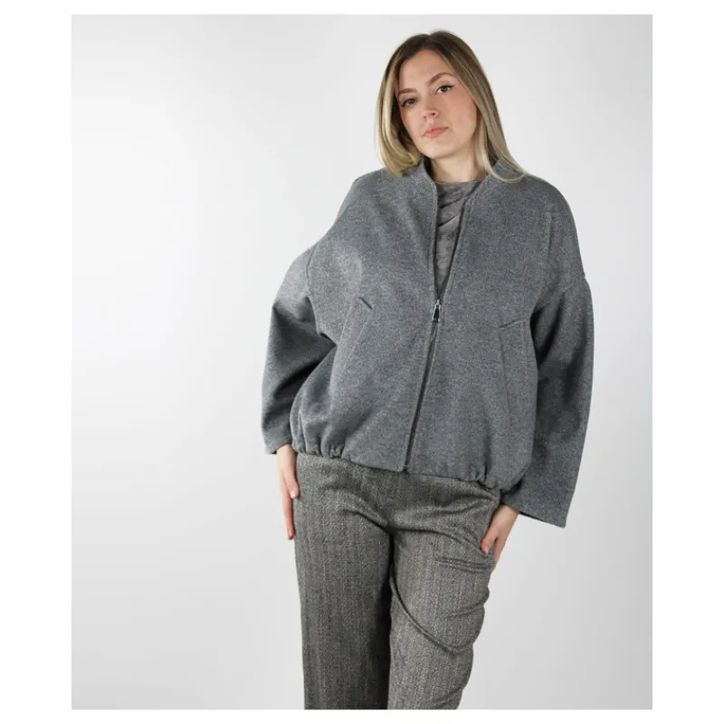GIACCA BOMBER MELANGE HOZONE- Capi Spalla