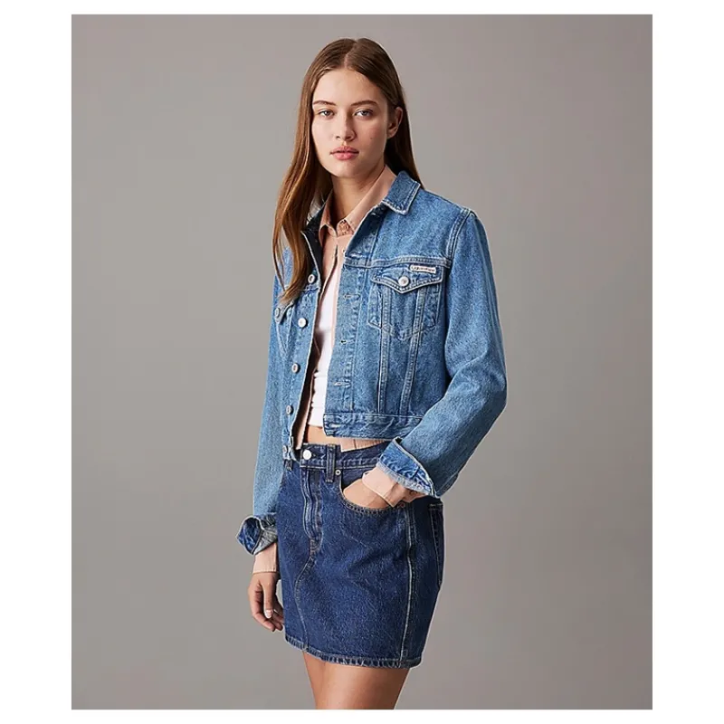 GIACCA DI JEANS CORTA ANNI '90 CALVIN KLEIN JEANS- Capi Spalla | Jeans