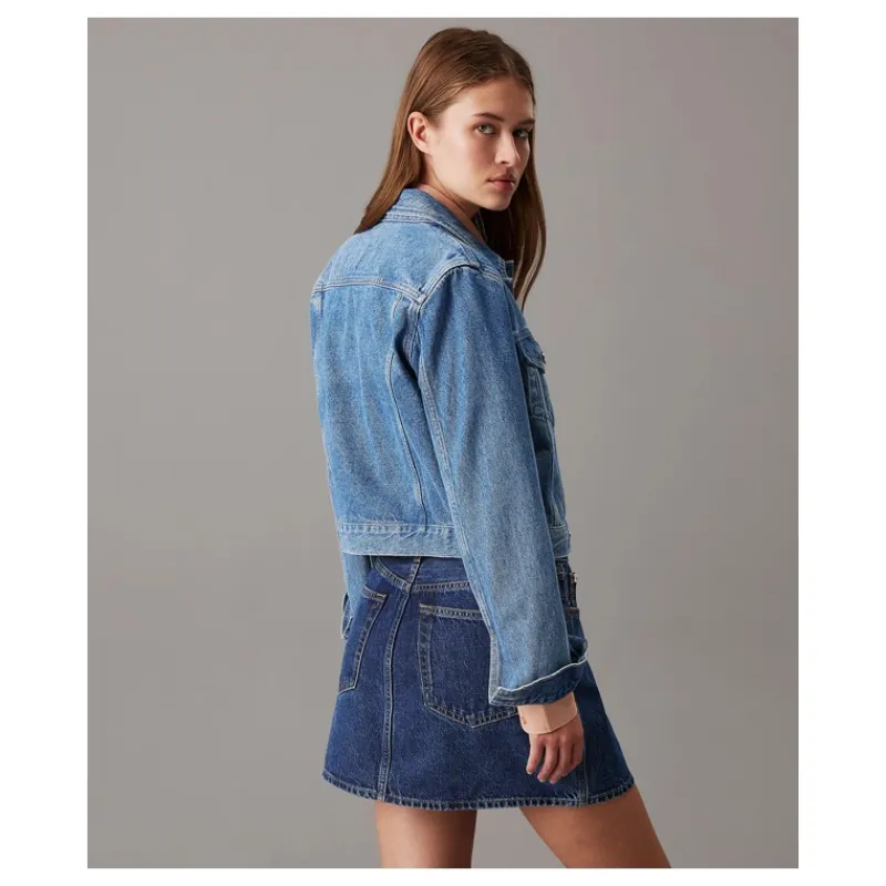 GIACCA DI JEANS CORTA ANNI '90 CALVIN KLEIN JEANS- Capi Spalla | Jeans