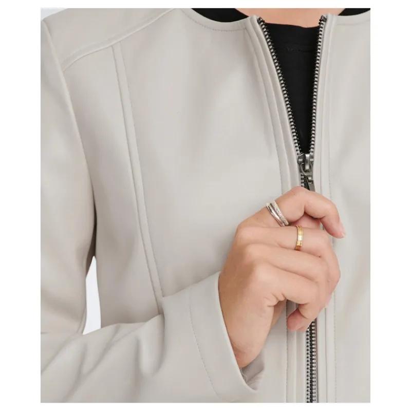 giubbino_ecopelle_con_zip_1.webp GIUBBINO ECOPELLE CON ZIP ONLY- Capi Spalla