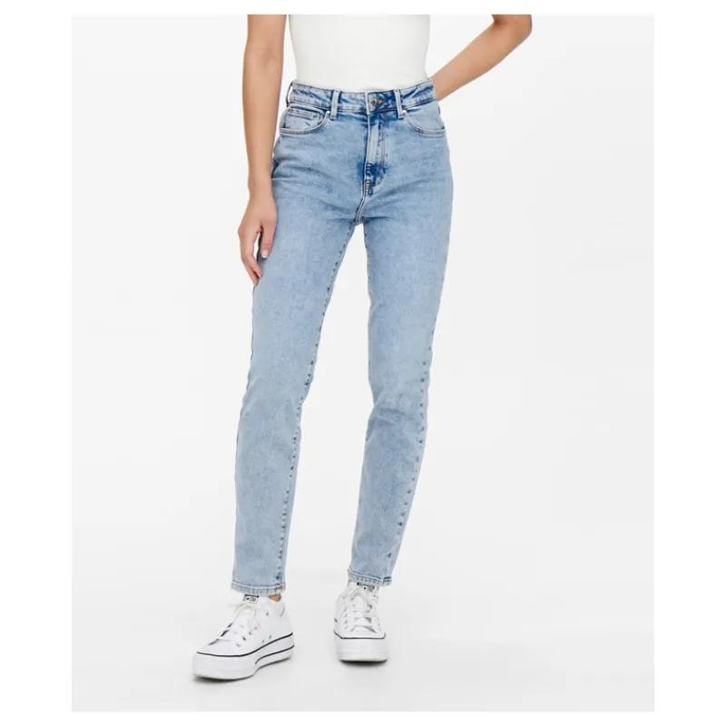 JEANS STRAIGHT FIT A VITA ALTA ONLY- Jeans