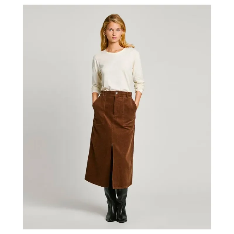 LOUNGUETTE IN VELLUTO A COSTE PEPE JEANS- Gonne