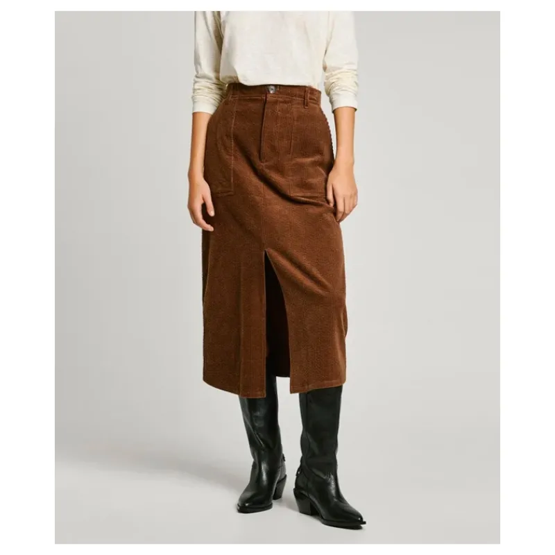 LOUNGUETTE IN VELLUTO A COSTE PEPE JEANS- Gonne