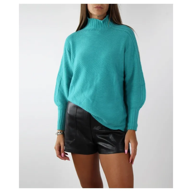 MAGLIA A LUPETTO DIAGONALE HOZONE- Maglieria