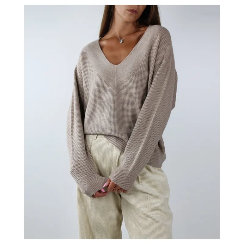 MAGLIA AMPIA SCOLLO A 'V' HOZONE- Maglieria