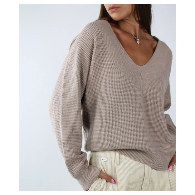 MAGLIA AMPIA SCOLLO A 'V' HOZONE- Maglieria