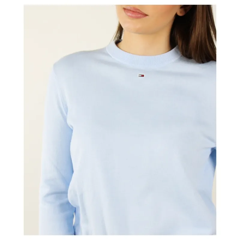 MAGLIA GIROCOLLO BASIC TOMMY JEANS- Maglieria