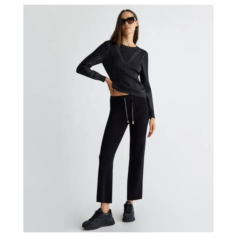 MAGLIA GIROCOLLO LUREX LIU°JO- Maglieria