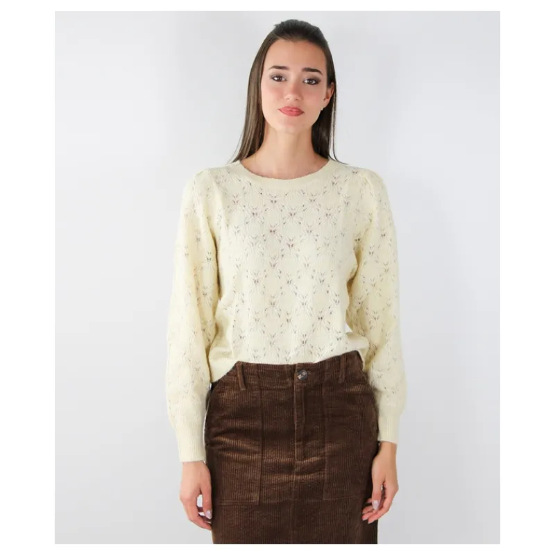 MAGLIA GIROCOLLO TRAFORATA PEPE JEANS- Maglieria