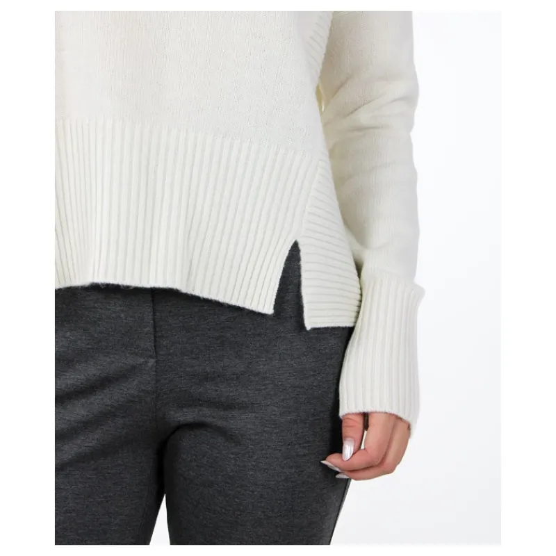 MAGLIA IN LANA DETTAGLI COSTE HOZONE- Maglieria