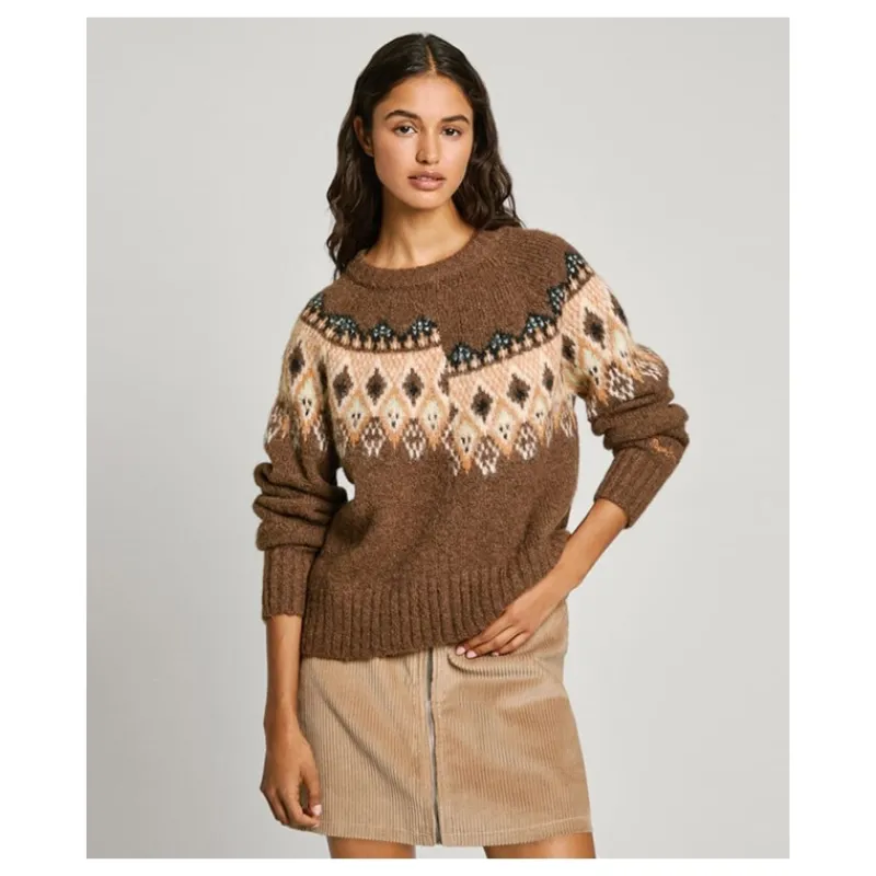 MAGLIA LAVORAZIONE  FAIR ISLE PEPE JEANS- Maglieria