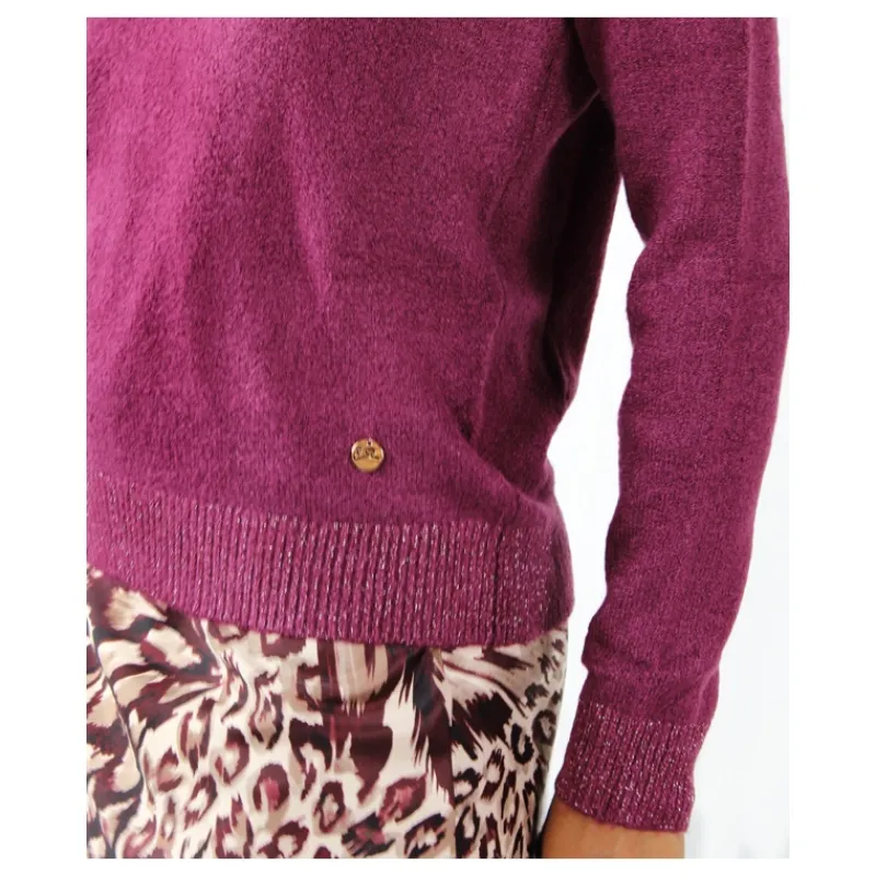 MAGLIA SCOLLO MADONNA YES°ZEE- Maglieria