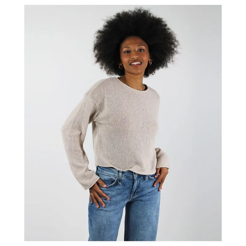 MAGLIA TRICOT MANICA A TROMBETTA ONLY- Maglieria