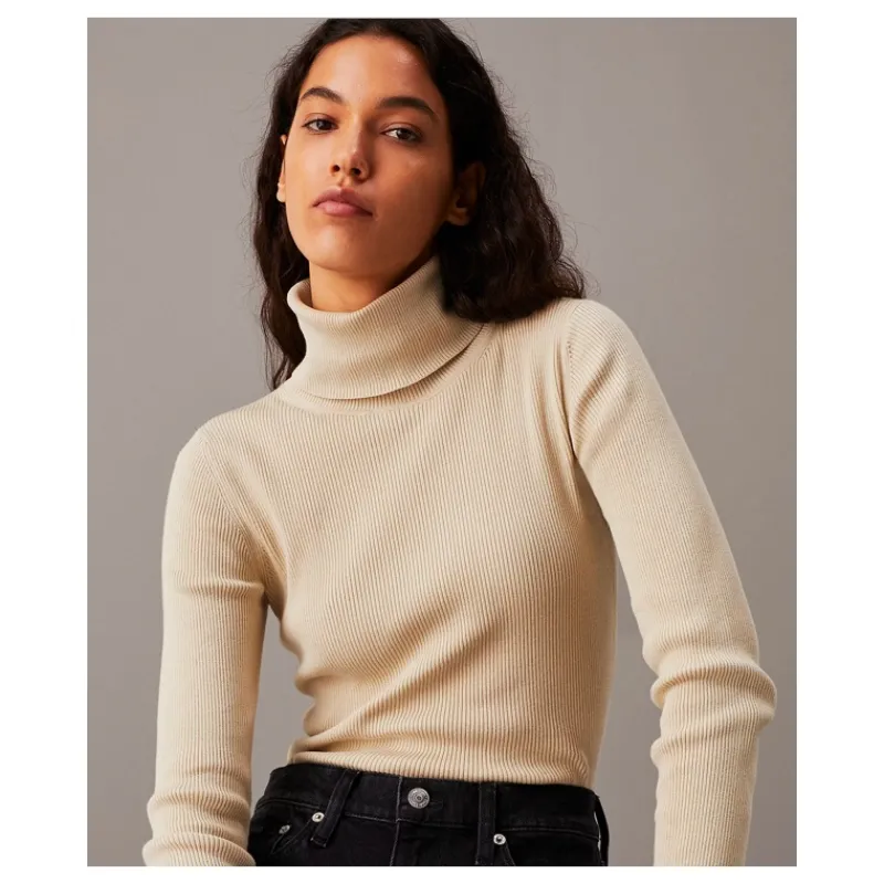maglione_a_collo_alto_ves_1.webp MAGLIONE A COLLO ALTO VESTIBILITÀ SLIM A COSTINE CALVIN KLEIN JEANS- Maglieria