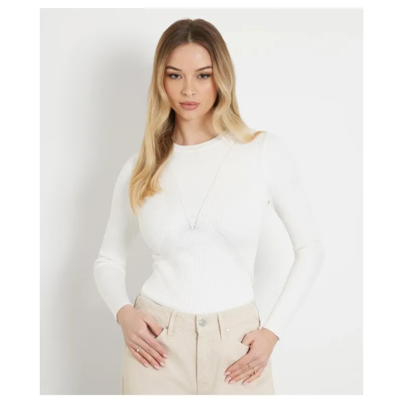 MAGLIONE A COSTINE GUESS- Maglieria