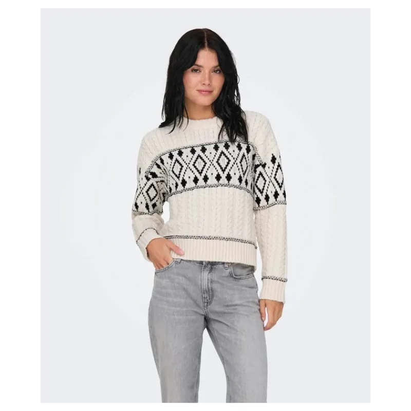 MAGLIONE PARICOLLO STILE NORVEGESE ONLY- Maglieria