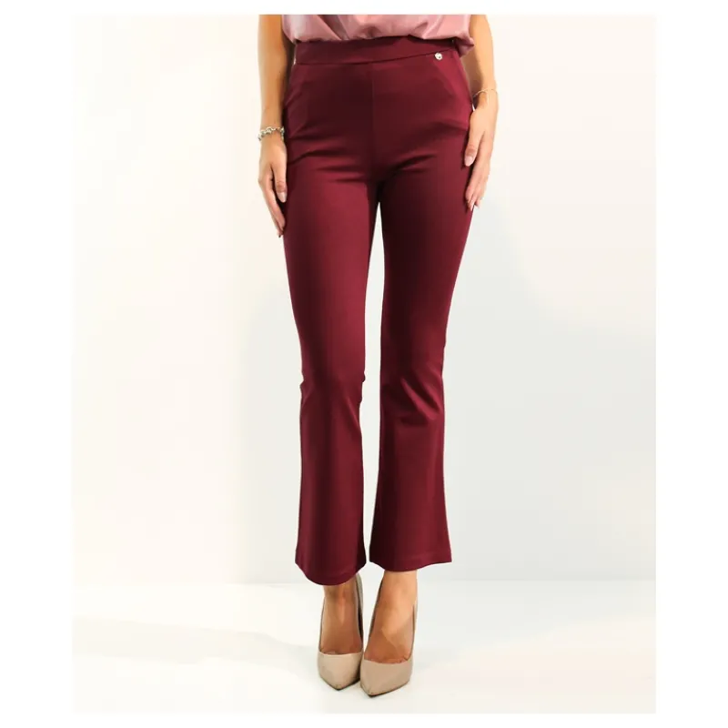PANTALONE FLARED PUNTO MILANO HOZONE- Pantaloni