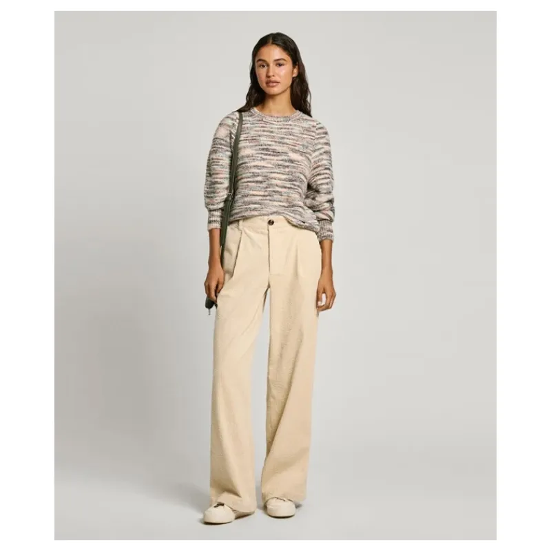 PANTALONE IN VELLUTO A COSTE PEPE JEANS- Pantaloni