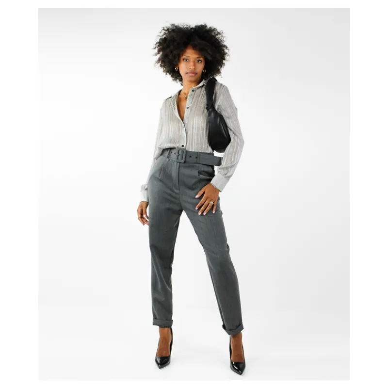 PANTALONE PENCES CINTURA HOZONE- Pantaloni