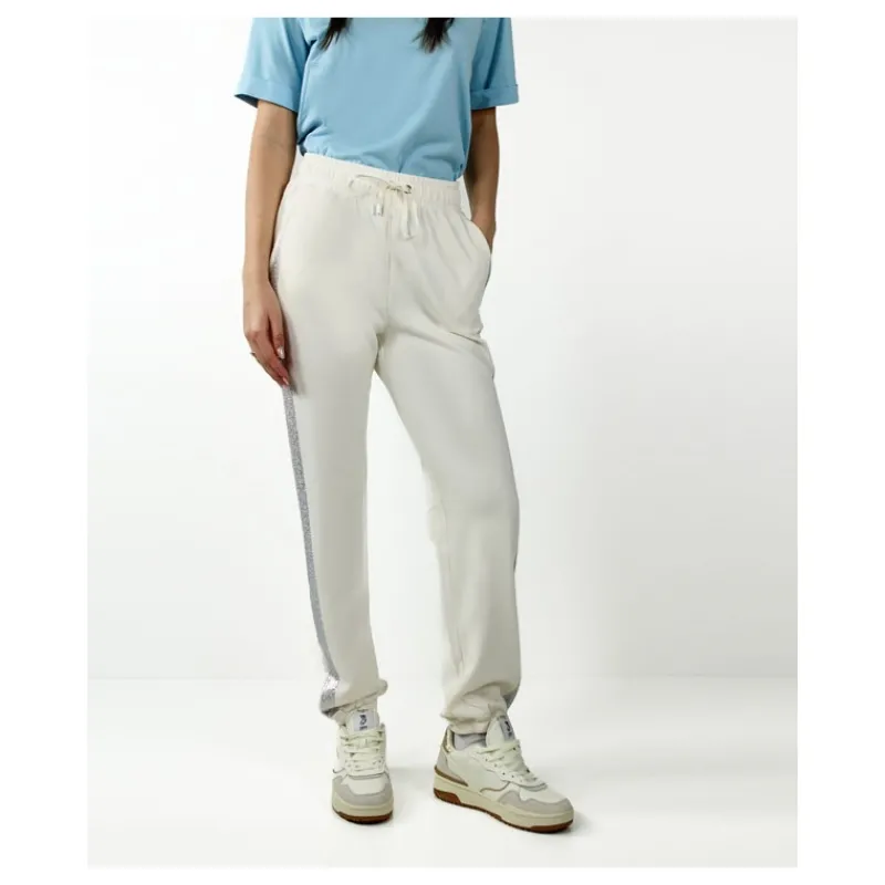 PANTALONE TUTA CON STRASS LIU°JO- Pantaloni