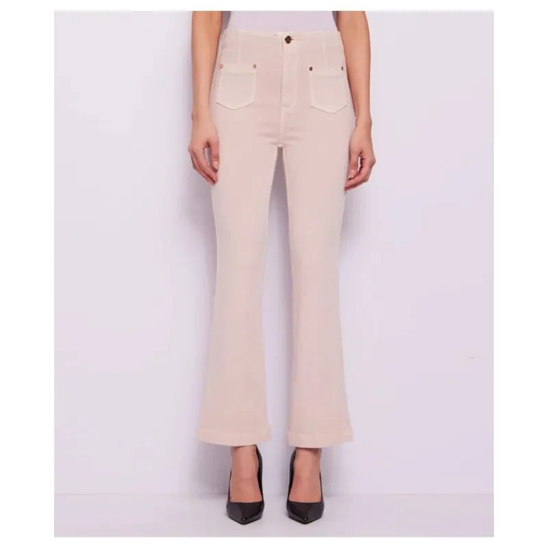 PANTALONI FLARE GAUDI'- Pantaloni