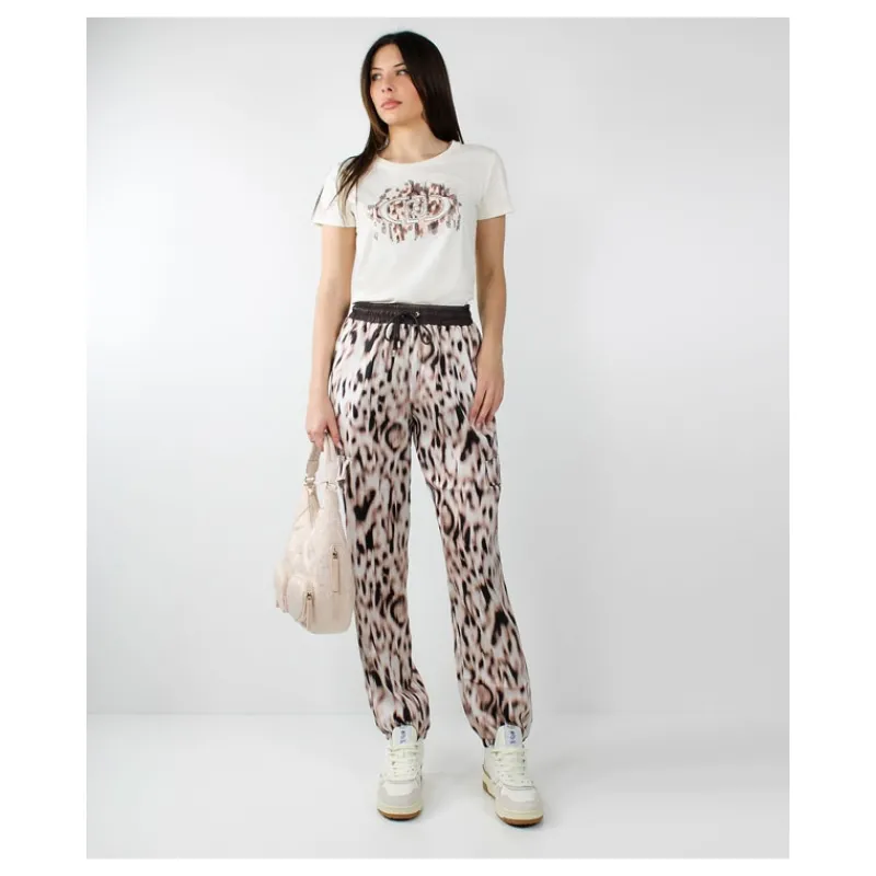 PANTALONI IN RASO LIU°JO- Pantaloni