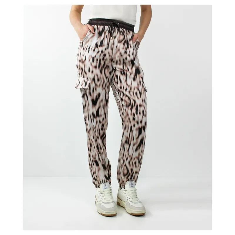 PANTALONI IN RASO LIU°JO- Pantaloni