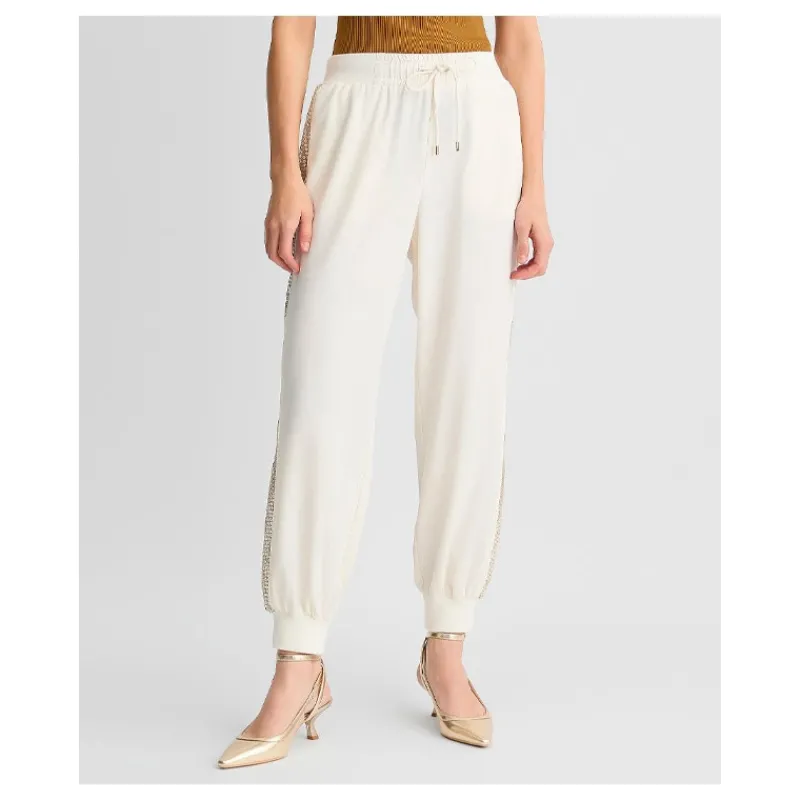 PANTALONI JOGGING CON PAILLETTES LIU°JO- Pantaloni
